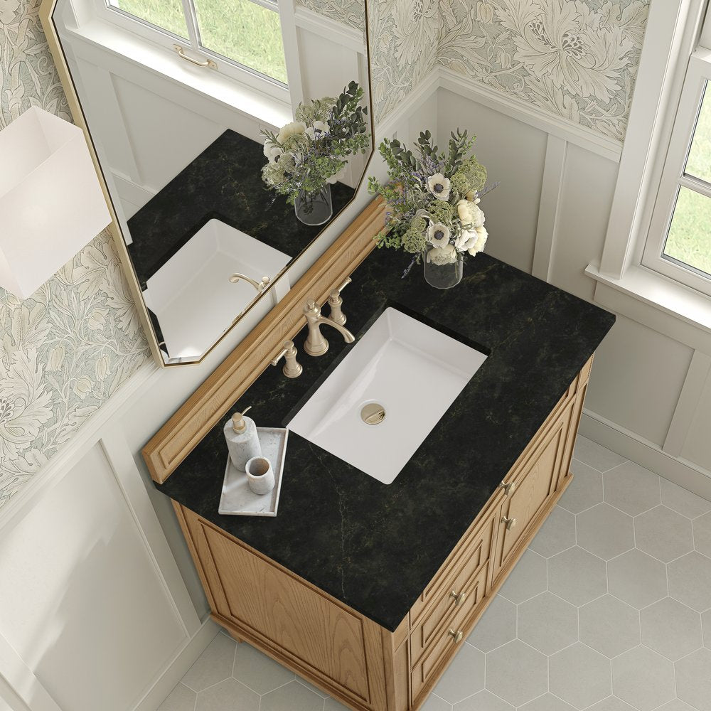 James Martin - Lorelai 36" Single Vanity, Light Natural Oak, w/ 3 CM Phantome Eclos Top - 424-V36-LNO-3PHT view 7