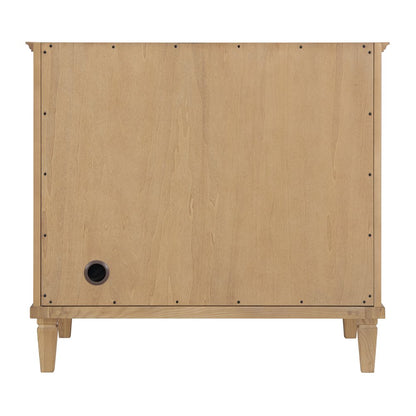 James Martin - Lorelai 36" Single Vanity, Light Natural Oak, w/ 3 CM Siberian Silestone Top - 424-V36-LNO-3SFR view 9