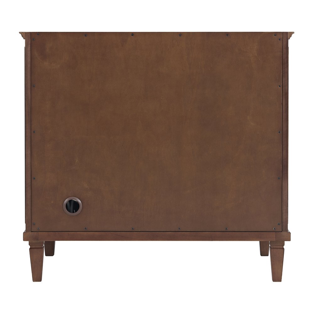 James Martin - Lorelai 36" Single Vanity, Mid-Century Walnut - 424-V36-WLT view 2