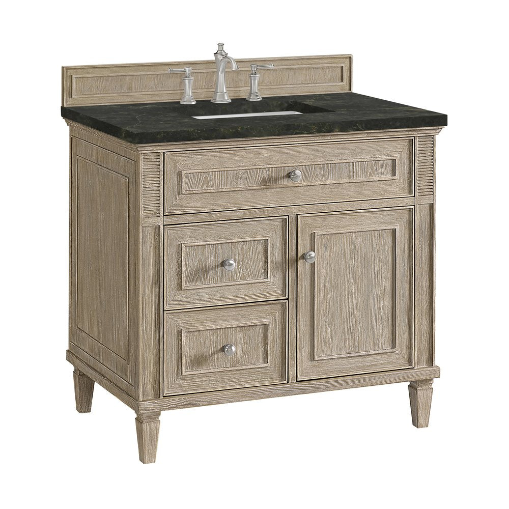 James Martin - Lorelai 36" Single Vanity, Whitewashed Oak, w/ 3 CM Phantome Eclos Top - 424-V36-WWO-3PHT view 10