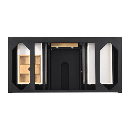 James Martin - Lorelai 48" Single Vanity, Black Onyx - 424-V48-M-BKO view 2