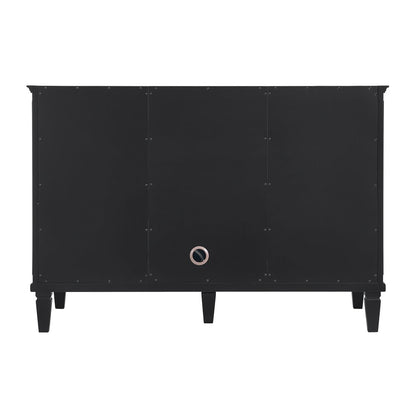James Martin - Lorelai 48" Single Vanity, Black Onyx w/ 3 CM Eternal Jasmine Pearl Silestone Top - 424-V48-BKO-3EJP view 9