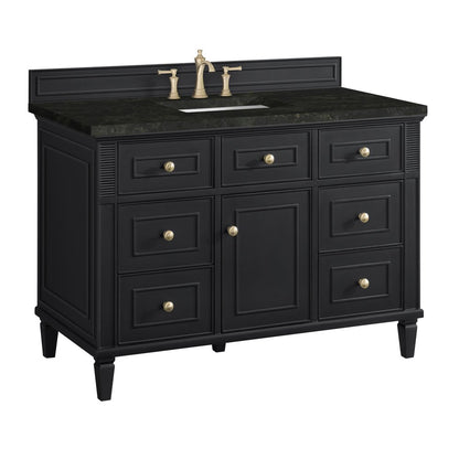 James Martin - Lorelai 48" Single Vanity, Black Onyx, w/ 3 CM Phantome Eclos Top - 424-V48-BKO-3PHT view 10