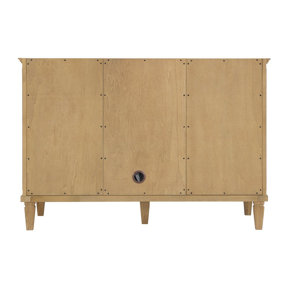 James Martin - Lorelai 48" Single Vanity, Light Natural Oak w/ 3 CM Victorian Silver Silestone Top - 424-V48-LNO-3VSL view 9