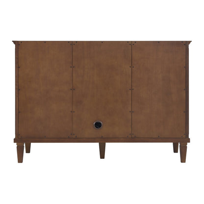 James Martin - Lorelai 48" Single Vanity, Mid-Century Walnut w/ 3 CM Parisien Bleu Silestone Top - 424-V48-WLT-3PBL view 10