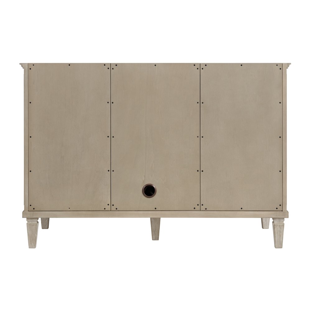 James Martin - Lorelai 48" Single Vanity, Whitewashed Oak, w/ 3 CM Tajnar Eclos Top w/FreePower Wireless Charger - 424-V48-WWO-FTJR view 9