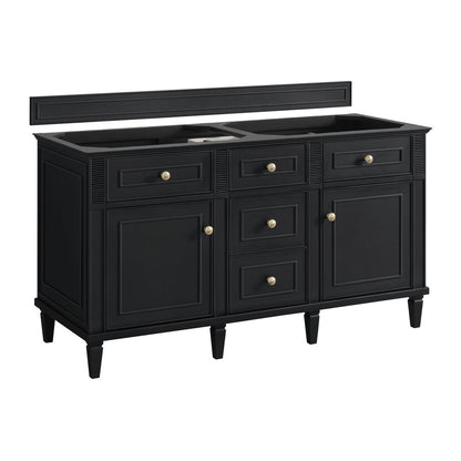 James Martin - Lorelai 60" Double Vanity, Black Onyx - 424-V60D-M-BKO view 1