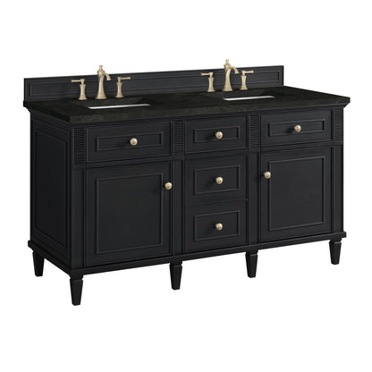 James Martin - Lorelai 60" Double Vanity, Black Onyx, w/ 3 CM Phantome Eclos Top - 424-V60D-BKO-3PHT view 10