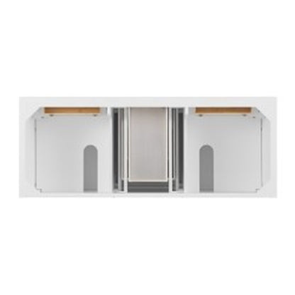 James Martin - Lorelai 60" Double Vanity, Bright White - 424-V60D-M-BW view 2
