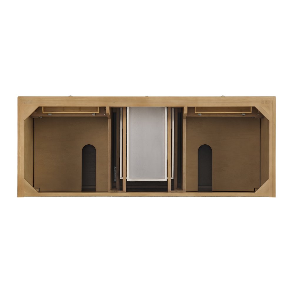 James Martin - Lorelai 60" Double Vanity, Light Natural Oak - 424-V60D-M-LNO view 2