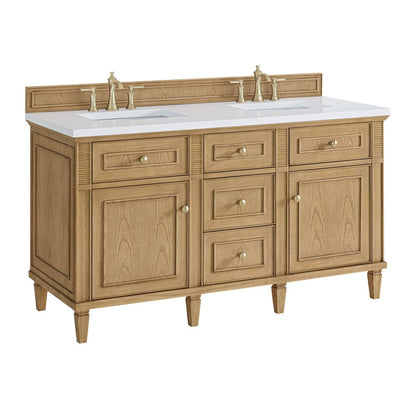 James Martin - Lorelai 60" Double Vanity, Light Natural Oak - 424-V60D-M-LNO view 5