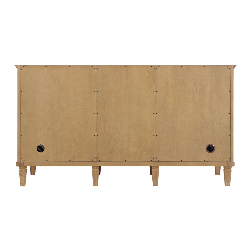 James Martin - Lorelai 60" Double Vanity, Light Natural Oak w/ 3 CM Ethereal Noctis Silestone Top - 424-V60D-LNO-3ENC view 9