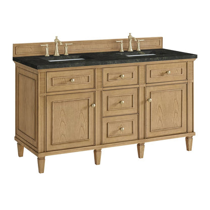 James Martin - Lorelai 60" Double Vanity, Light Natural Oak, w/ 3 CM Phantome Eclos Top - 424-V60D-LNO-3PHT view 10