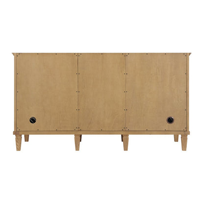 James Martin - Lorelai 60" Double Vanity, Light Natural Oak, w/ 3 CM Siberian Silestone Top - 424-V60D-LNO-3SFR view 9