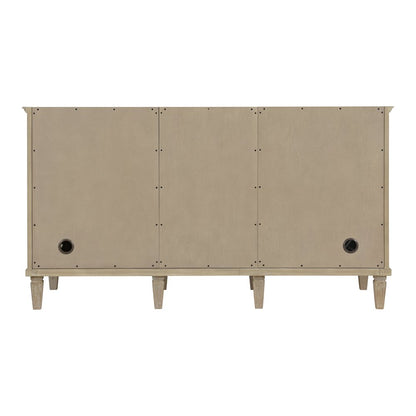 James Martin - Lorelai 60" Double Vanity, Whitewashed Oak, w/ 3 CM Tajnar Eclos Top - 424-V60D-WWO-3TJR view 9