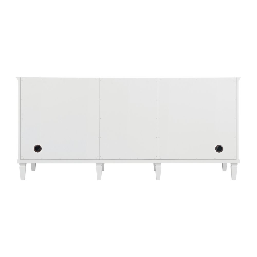 James Martin - Lorelai 72" Double Vanity, Bright White - 424-V72-M-BW view 4