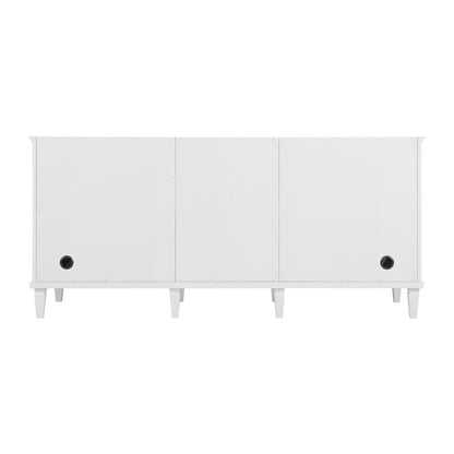 James Martin - Lorelai 72" Double Vanity, Bright White - 424-V72-M-BW view 4