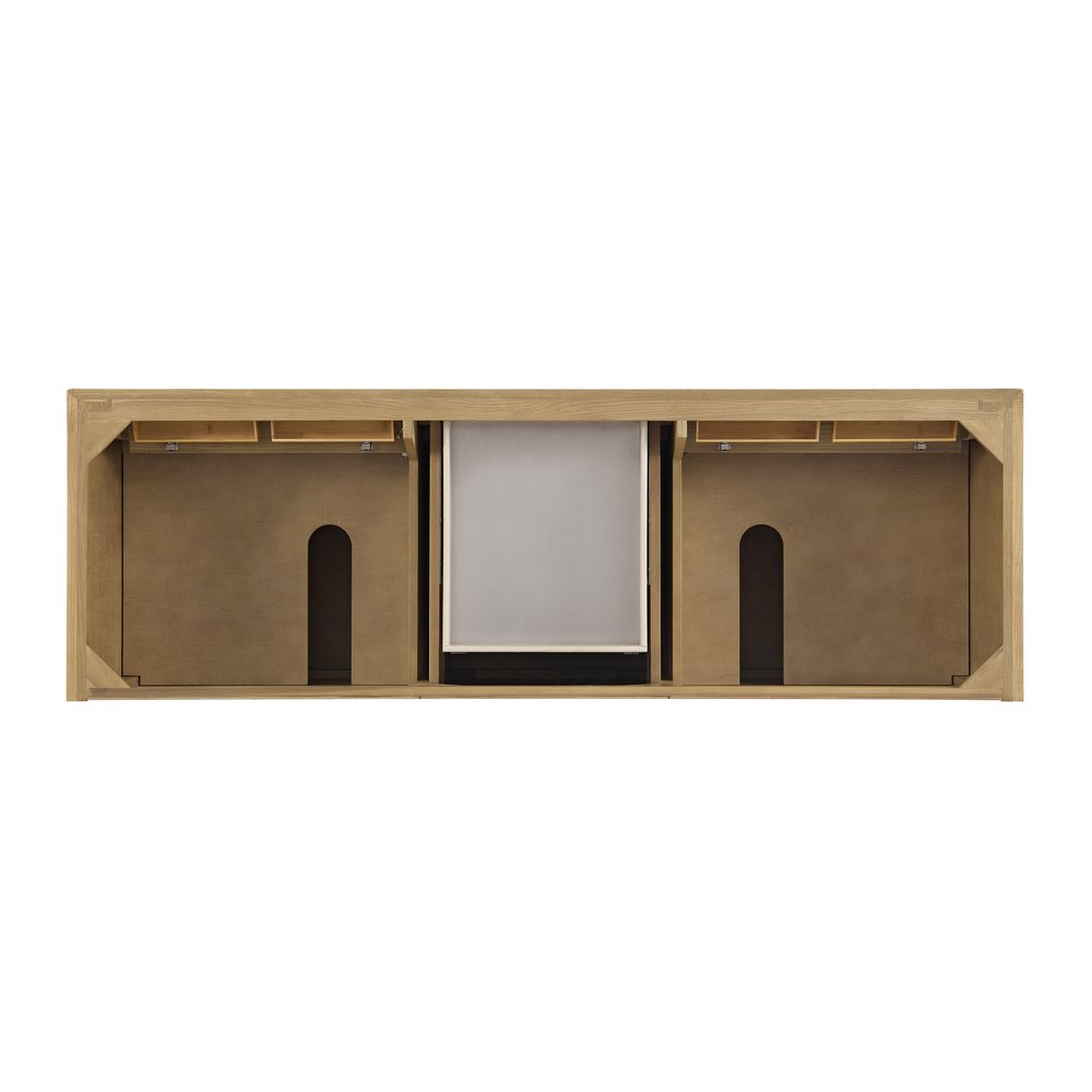 James Martin - Lorelai 72" Double Vanity, Light Natural Oak - 424-V72-M-LNO view 2