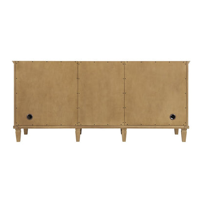 James Martin - Lorelai 72" Double Vanity, Light Natural Oak, w/ 3 CM Tajnar Eclos Top - 424-V72-LNO-3TJR view 9