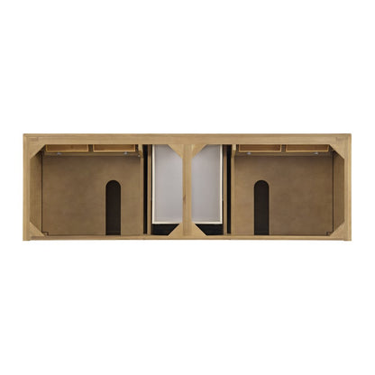 James Martin - Lorelai 72" Double Vanity, Light Natural Oak w/ 3 CM Victorian Silver Silestone Top - 424-V72-LNO-3VSL view 6