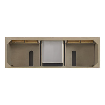 James Martin - Lorelai 72" Double Vanity, Whitewashed Oak w/ 3 CM Ethereal Noctis Silestone Top w/FreePower Wireless Charger - 424-V72-WWO-FENC view 7
