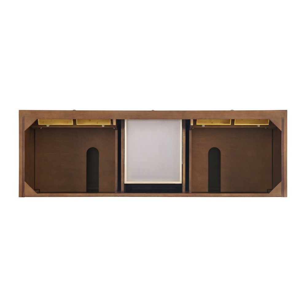 James Martin - Lorelai 72"Double Vanity, Mid-Century Walnut - 424-V72-M-WLT view 2