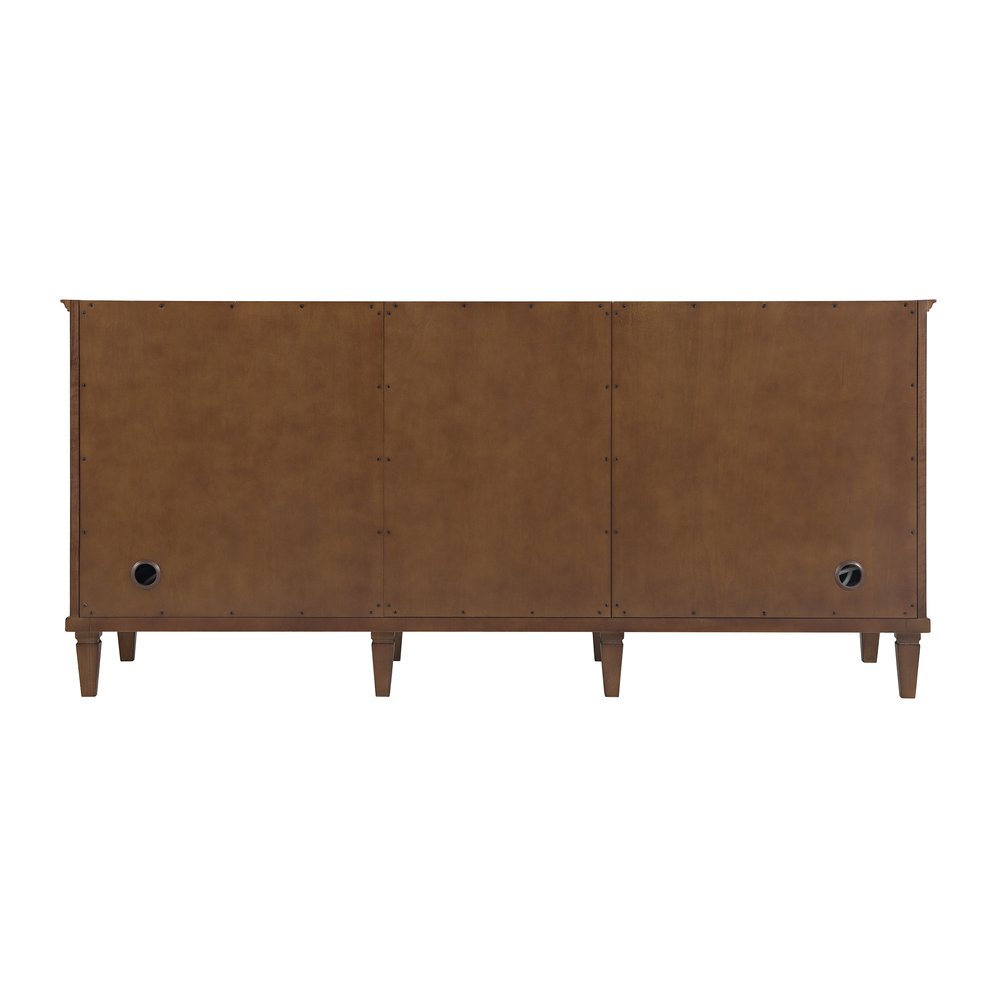 James Martin - Lorelai 72"Double Vanity, Mid-Century Walnut - 424-V72-M-WLT view 4