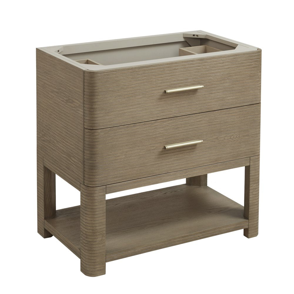 James Martin - Lucian 36" Single Vanity, Pebble Oak - D704-V36-PBO view 1
