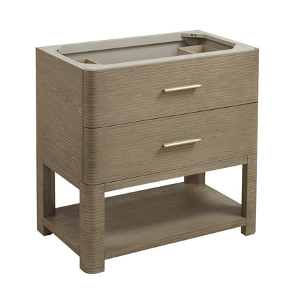 James Martin - Lucian 36" Single Vanity, Pebble Oak - D704-V36-PBO view 1