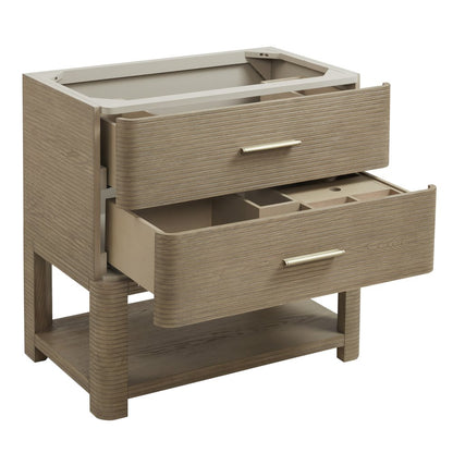 James Martin - Lucian 36" Single Vanity, Pebble Oak - D704-V36-PBO view 3