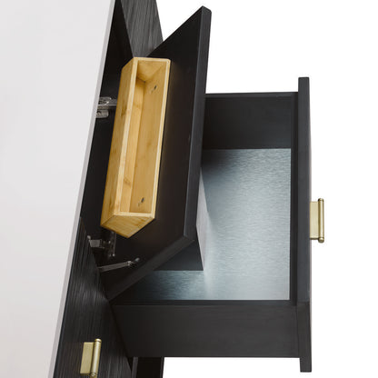 James Martin - Lucian 48" Single Vanity, Carbon Oak - D704-V48-CBO view 6