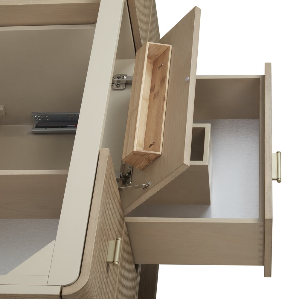 James Martin - Lucian 48" Single Vanity, Pebble Oak - D704-V48-PBO view 7
