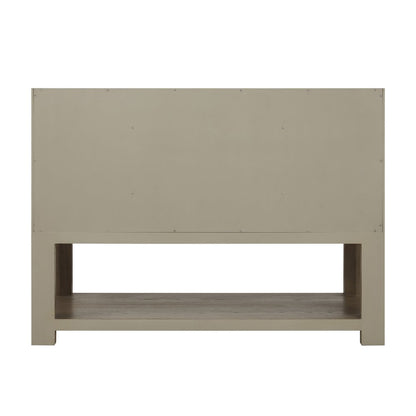 James Martin - Lucian 48" Single Vanity, Pebble Oak w/ 3 CM Victorian Silver Silestone Top - D704-V48-PBO-3VSL view 7
