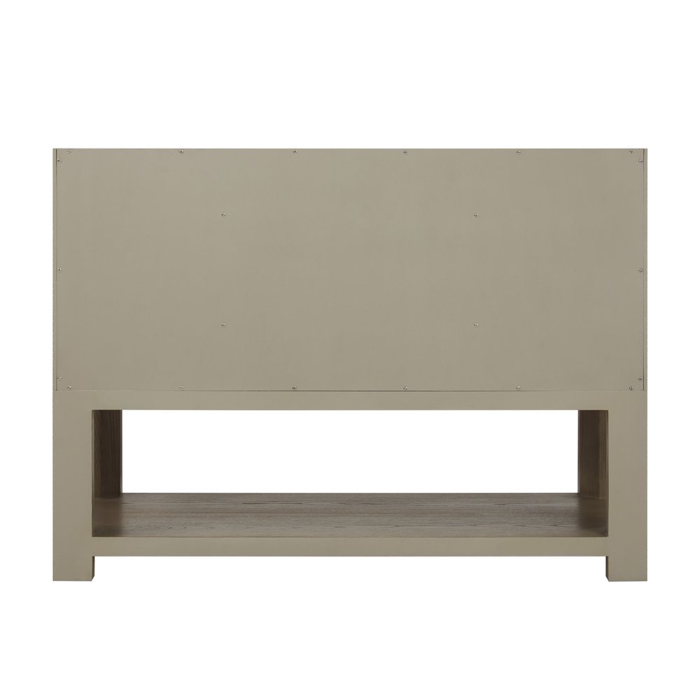 James Martin - Lucian 48" Single Vanity, Pebble Oak w/ 3 CM White Zeus Silestone Top - D704-V48-PBO-3WZ view 12