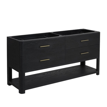 James Martin - Lucian 72" Double Vanity, Carbon Oak - D704-V72-CBO view 1
