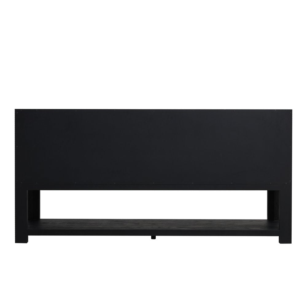 James Martin - Lucian 72" Double Vanity, Carbon Oak - D704-V72-CBO view 4