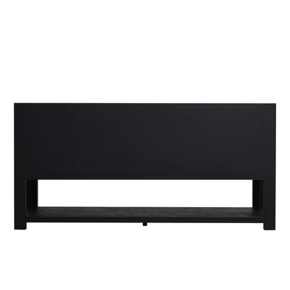 James Martin - Lucian 72" Double Vanity, Carbon Oak w/ 3 CM White Zeus Silestone Top - D704-V72-CBO-3WZ view 15