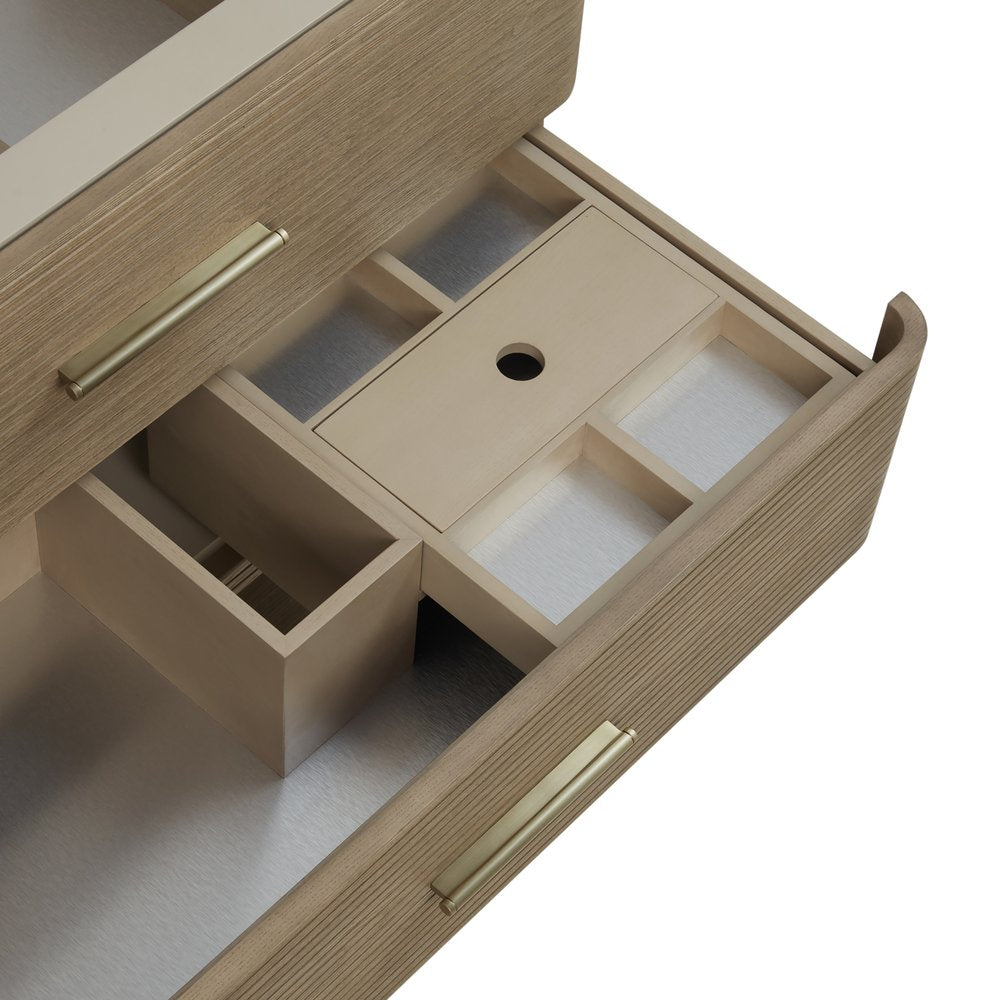 James Martin - Lucian 72" Double Vanity, Pebble Oak - D704-V72-M-PBO view 7