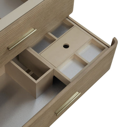 James Martin - Lucian 72" Double Vanity, Pebble Oak - D704-V72-M-PBO view 7