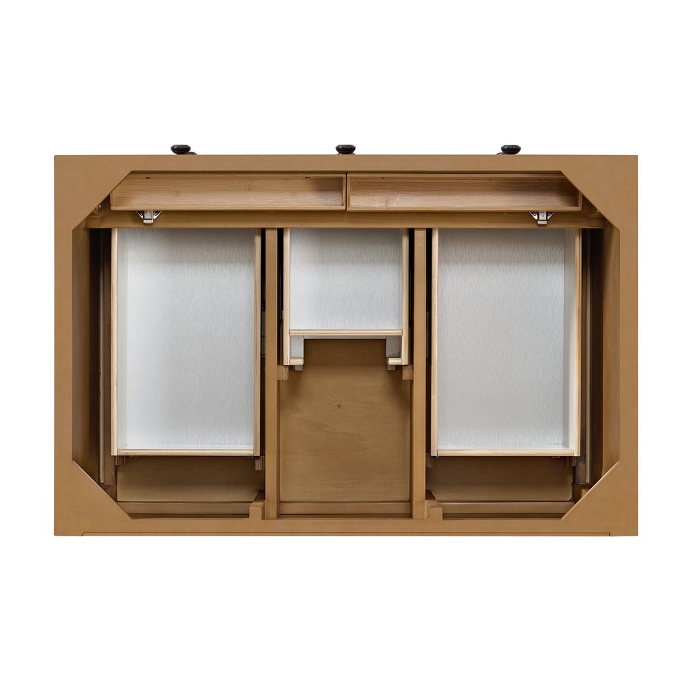 James Martin - Malibu 36" Single Vanity Cabinet, Amber Birch - 505-V36-AMB view 2
