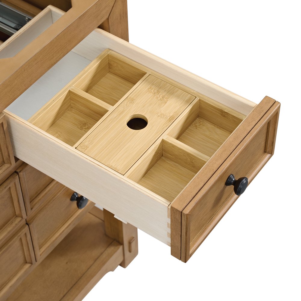 James Martin - Malibu 48" Single Vanity, Amber Birch - 505-V48-AMB view 8