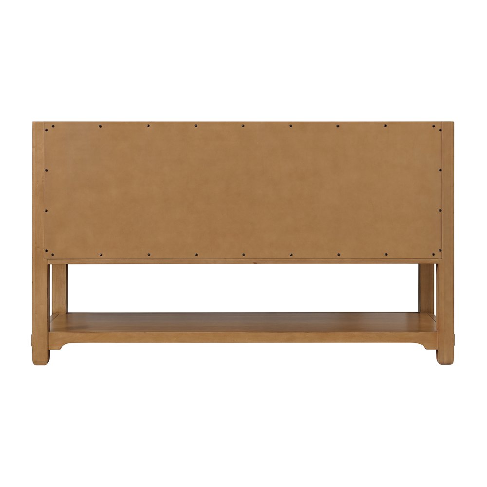 James Martin - Malibu 60" Single Vanity, Amber Birch, w/ 3 CM Phantome Eclos Top - 505-V60S-AMB-3PHT view 9