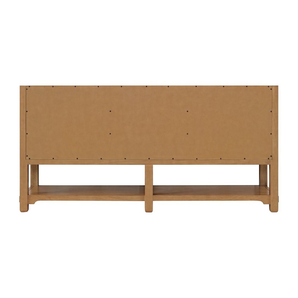 James Martin - Malibu 72" Double Vanity, Amber Birch w/ 3 CM Lime Delight Top - 505-V72-AMB-3LDL view 9