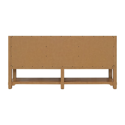 James Martin - Malibu 72" Double Vanity, Amber Birch w/ 3 CM Lime Delight Top - 505-V72-AMB-3LDL view 9