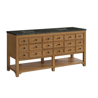 James Martin - Malibu 72" Double Vanity, Amber Birch, w/ 3 CM Phantome Eclos Top - 505-V72-AMB-3PHT view 10