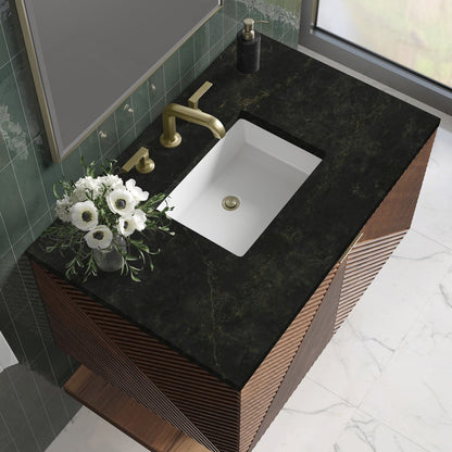 James Martin - Marcello 36" Single Vanity, Chestnut, w/ 3 CM Phantome Eclos Top - D200-V36-CSN-3PHT view 4