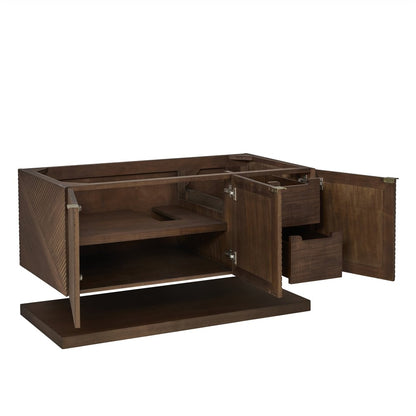 James Martin - Marcello 48" Single Vanity, Chestnut w/ 3 CM Eternal Jasmine Pearl Silestone Top w/ FreePower Wireless Charger - D200-V48-CSN-FEJP view 7
