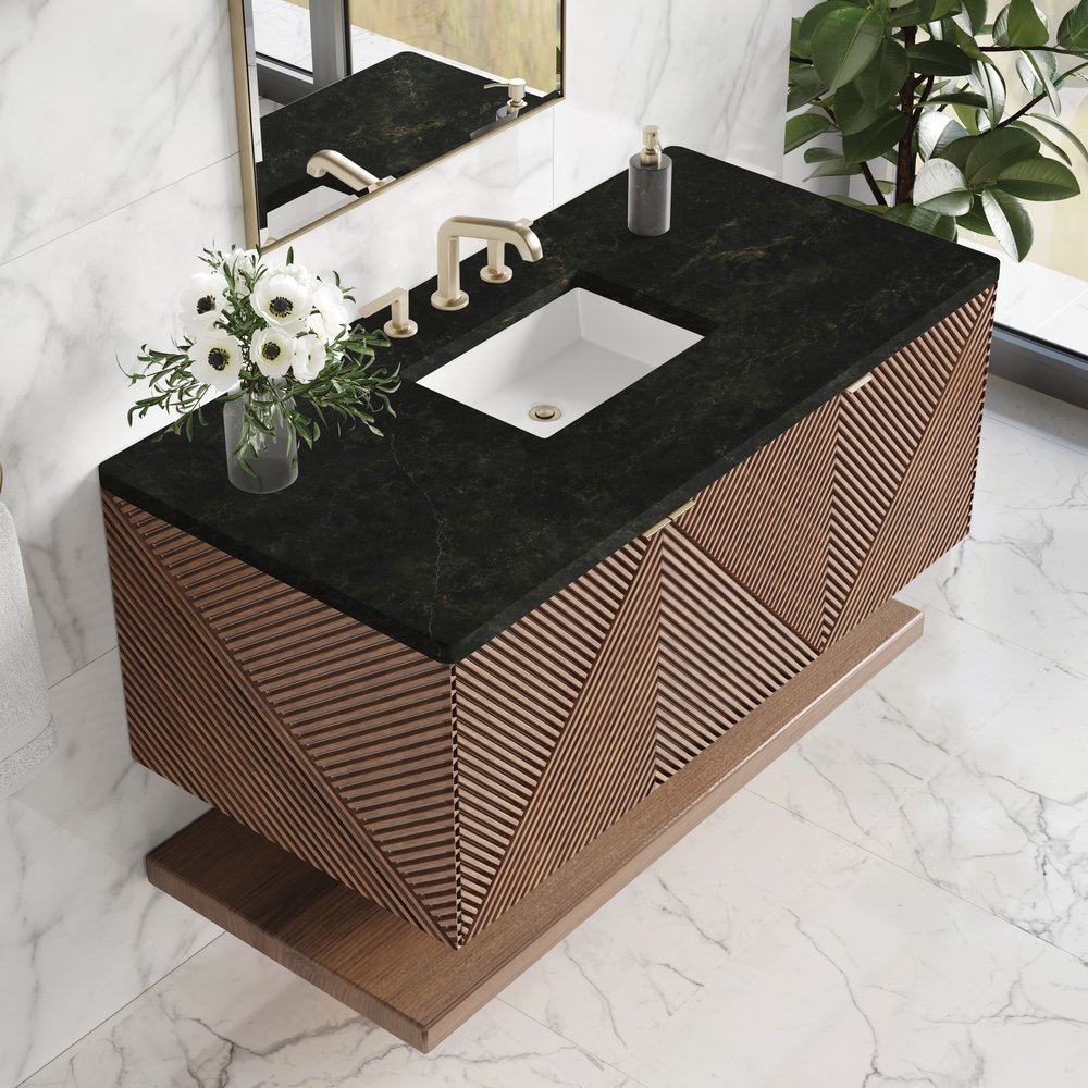 James Martin - Marcello 48" Single Vanity, Chestnut, w/ 3 CM Phantome Eclos Top - D200-V48-CSN-3PHT view 6