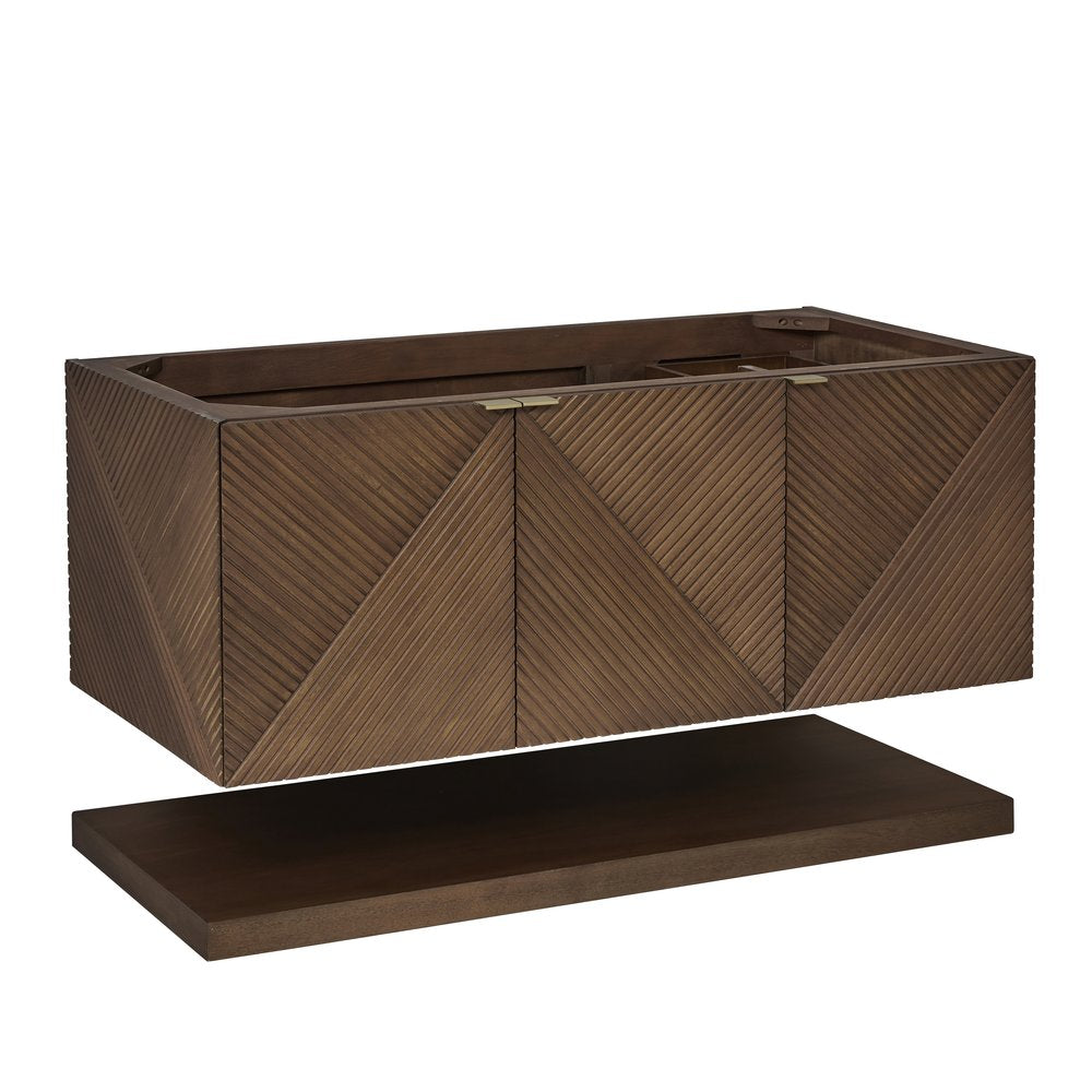 James Martin - Marcello 48" Single Vanity, Chestnut, w/ 3 CM Tajnar Eclos Top w/FreePower Wireless Charger - D200-V48-CSN-FTJR view 2