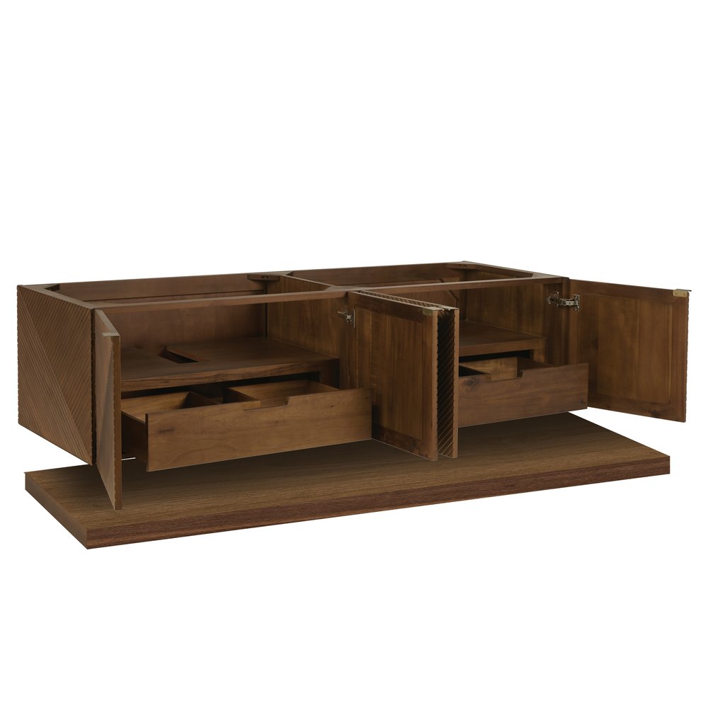 James Martin - Marcello 72" Double Vanity Cabinet, Chestnut - D200-V72-M-CSN view 3